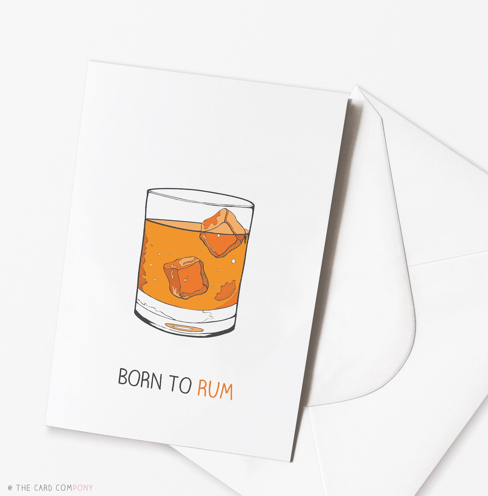 Funny Rum Birthday Card Alcohol Puns Drunk Cards Rum and Etsy