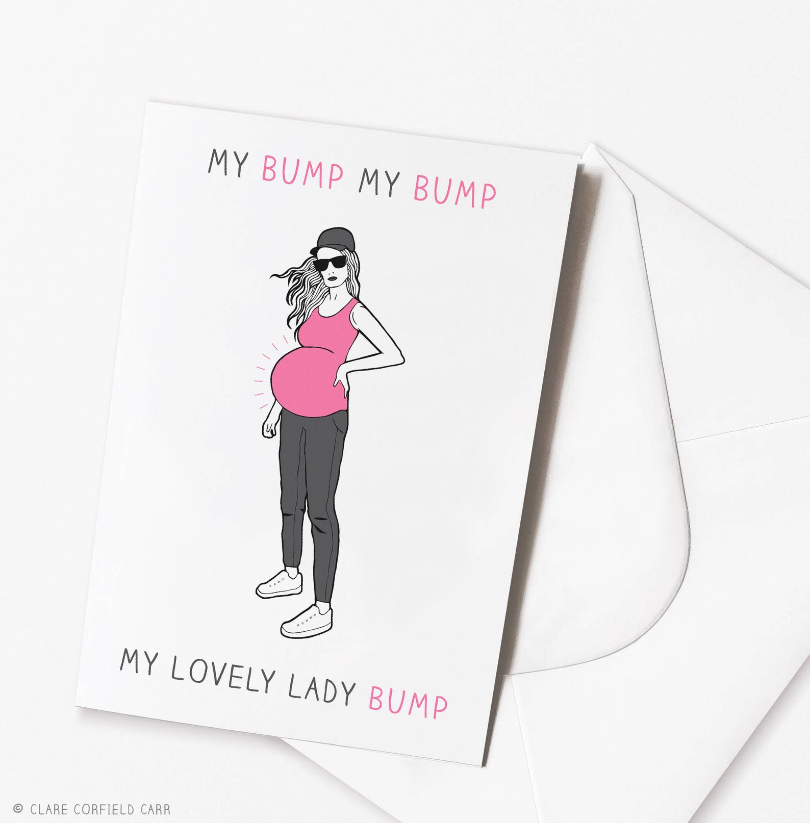Funny Pregnancy Card 'my Bump My Bump' Mum to Be Etsy UK
