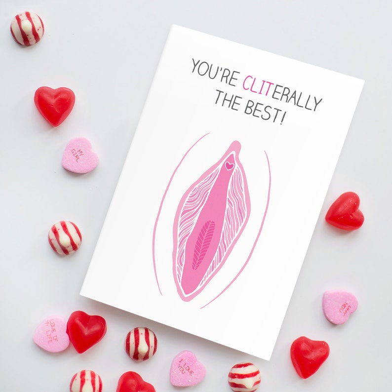 Rude Funny Vagina Pun Valentines Card Youre Etsy