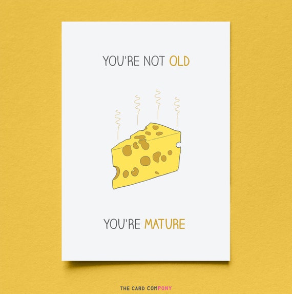 Funny Birthday Card Cheese Puns Etsy