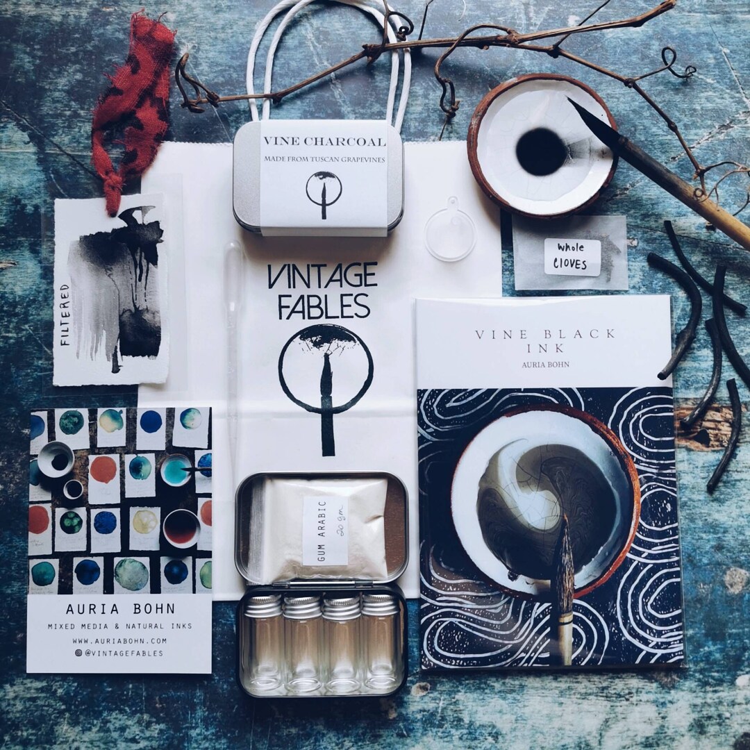 INK KIT BUNDLE Vine Black Ink Book Kit and Ebook How to Etsy