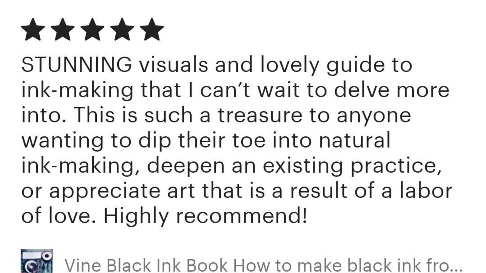 INK KIT BUNDLE Vine Black Ink Book Kit and Ebook How to Etsy