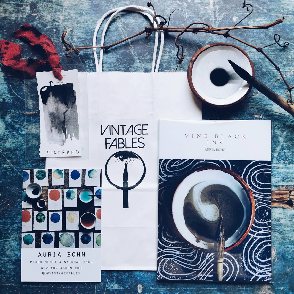 DIGITAL VERSION Ebook Vine Black Ink Book How to Make Etsy