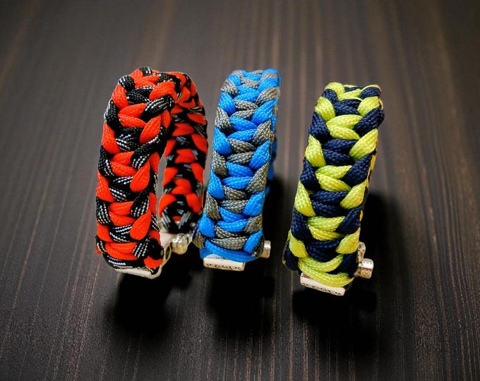 The Vanguard Collection Paracord Bracelets - With Adjustable Viking/Celtic Clasp (Choose Your Colour)