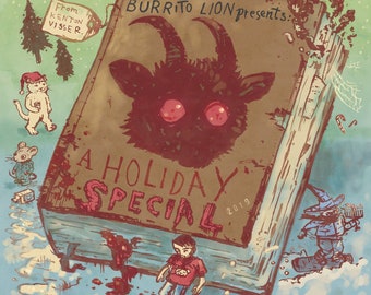 Burrito Lion Holiday Special comic book 2019