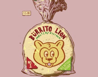 Burrito Lion Mystery Kitchen #1 Comic Book