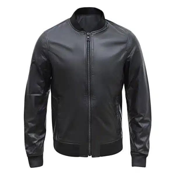 Lamb Real Leather Black Bomber Jacket for Men - Etsy