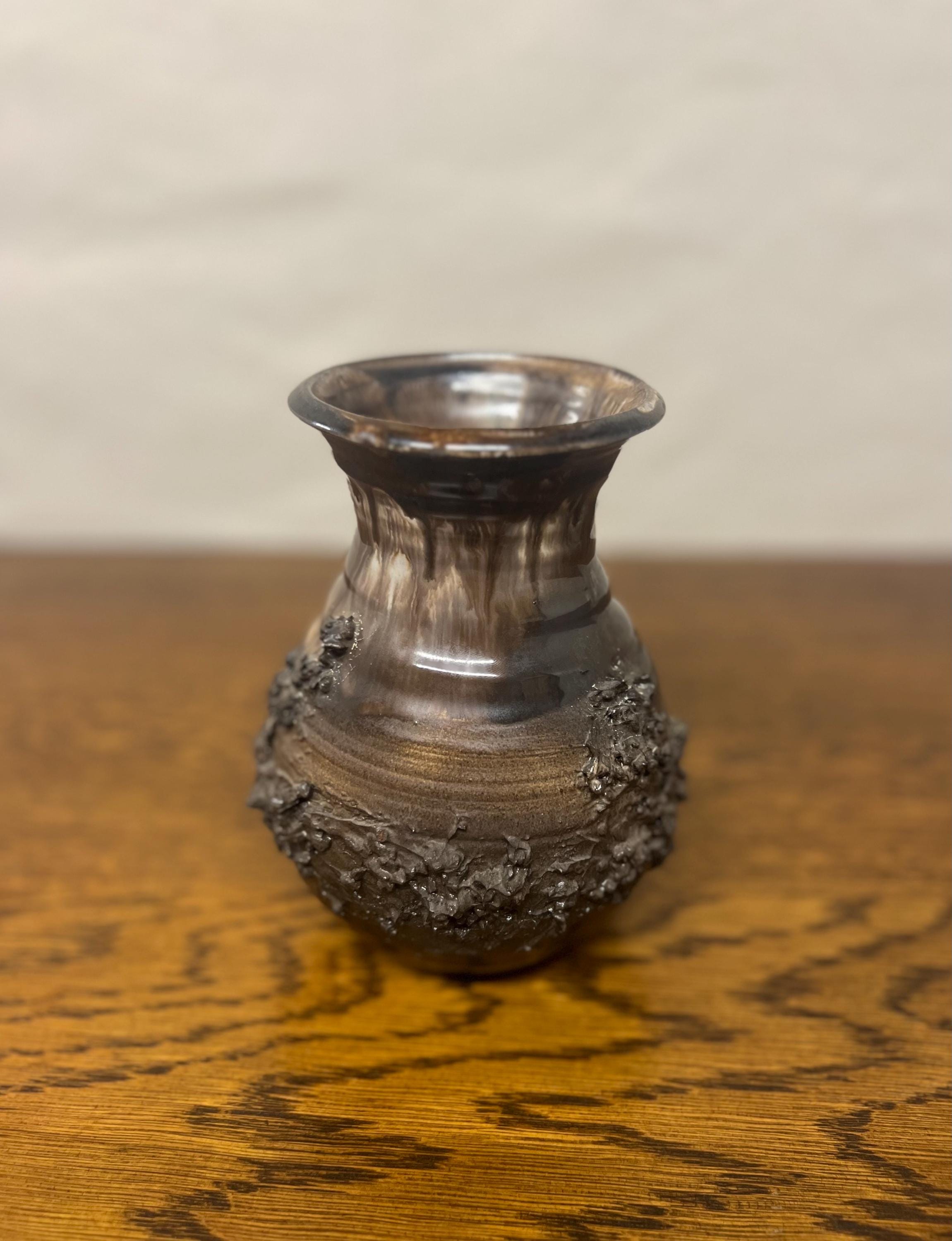 Vintage | Glit Iceland Lava Pottery | Handmade Ceramics | Brown