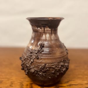 Vintage | Glit Iceland Lava Pottery | Handmade Ceramics | Brown Glaze |