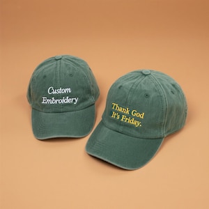 Custom Text Embroidered Hat, Personalized Cap, Vintage Baseball Hat, Custom Logo Hat, Gift for New Dad Mom, Bachelorette Hat,Christmas gift