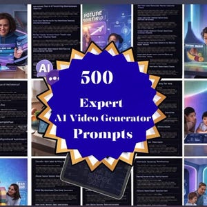 500 Faceless AI Video Prompts for Viral Content. Create engaging YouTube, TikTok, or Reels videos with easy-to-use prompts