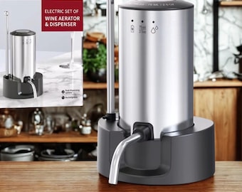 Electric Wine Aerator Dispenser Rechargeable Automatic Wine Pourer for Home Bar Dinner Party Gift