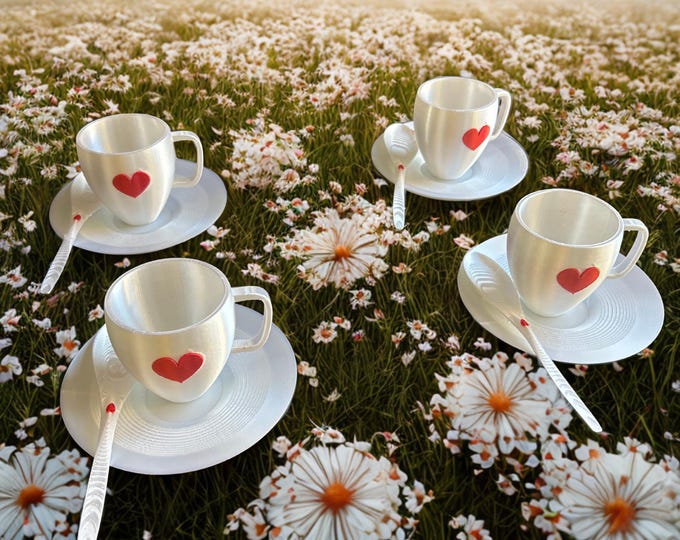 Featured listing image: Set of 4 Complete Coffee Cups