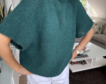 La camiseta Matcha - Patrón de tejido en inglés