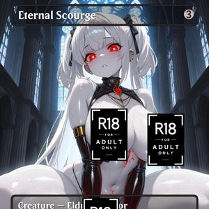 Eternal Scourge TCG Proxy Anime Waifu Card - Commander Deck, EDH - Adulto