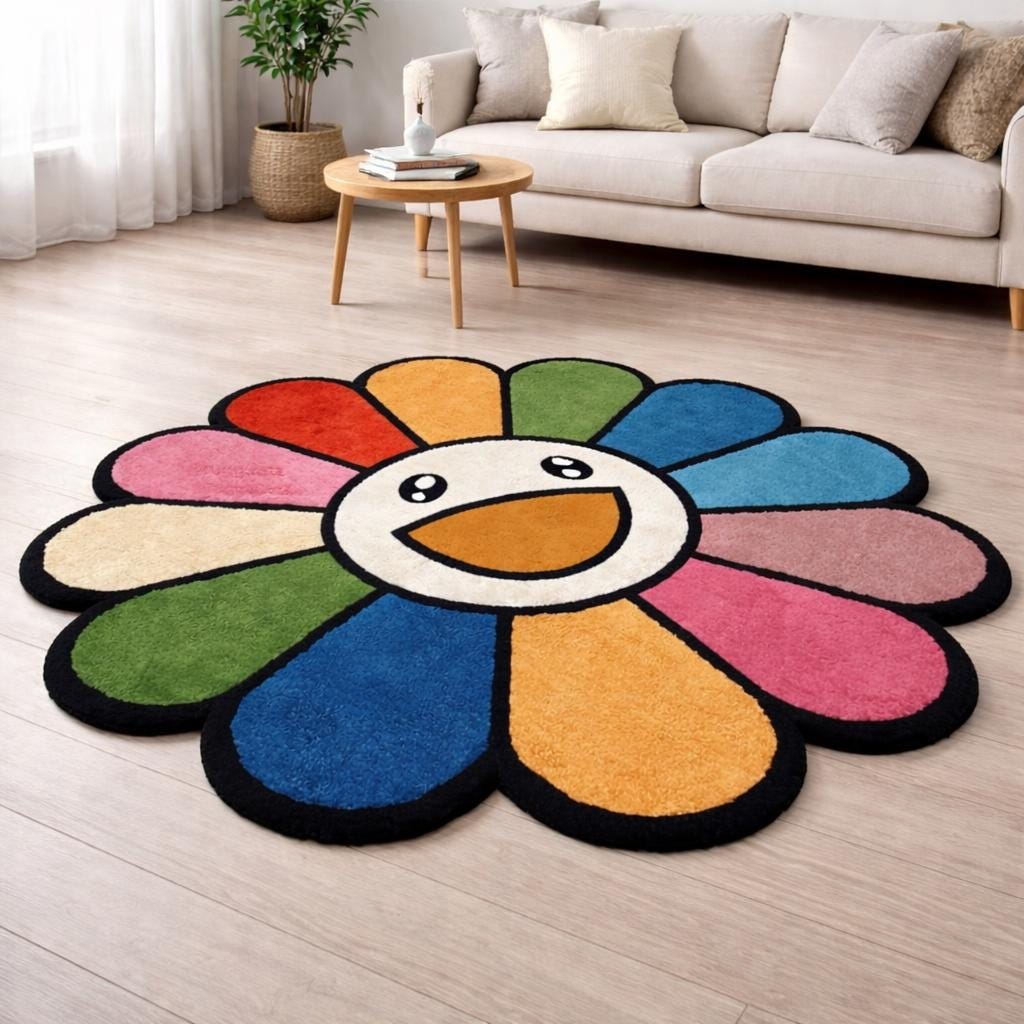 Takashi Murakami Rug - Etsy Canada