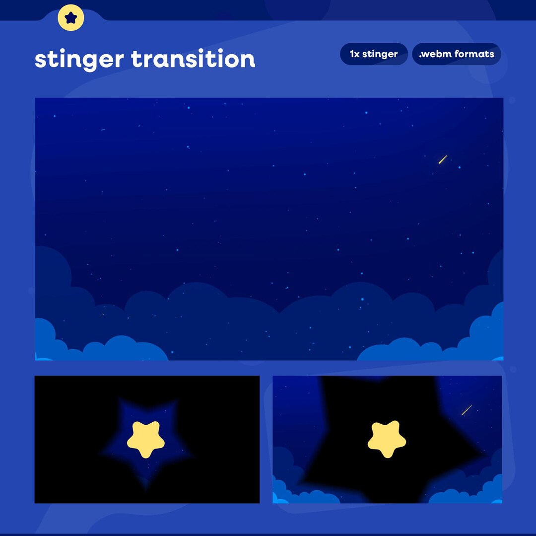 Animated Sky Melody Stringer Transition: Aesthetic Theme (twitch ...