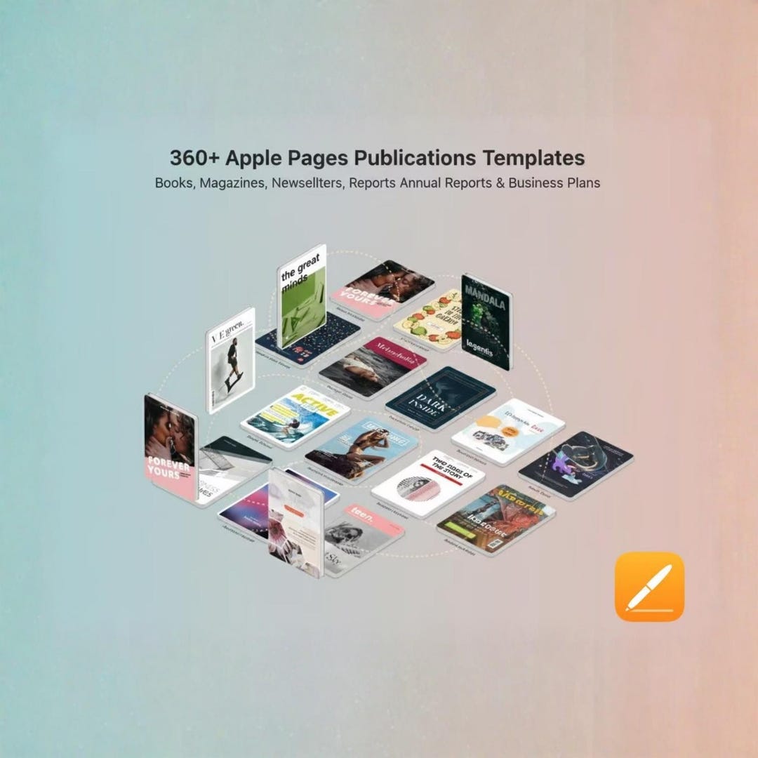 Publications Library Template 360+ Apple Pages Publications Templates: Books, Magazines, Newsletters ...