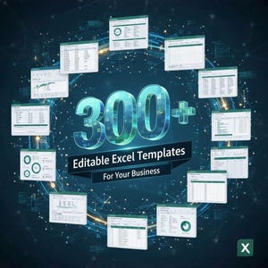 Oltre 300 modelli Excel modificabili per aziende, finanza, progetti e uso personale.
