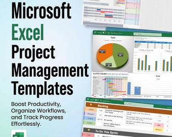 360+ modelli Microsoft Excel Project Management, organizzati, Gantt Chart, Dashboard, Tracker, Budget, Timeline