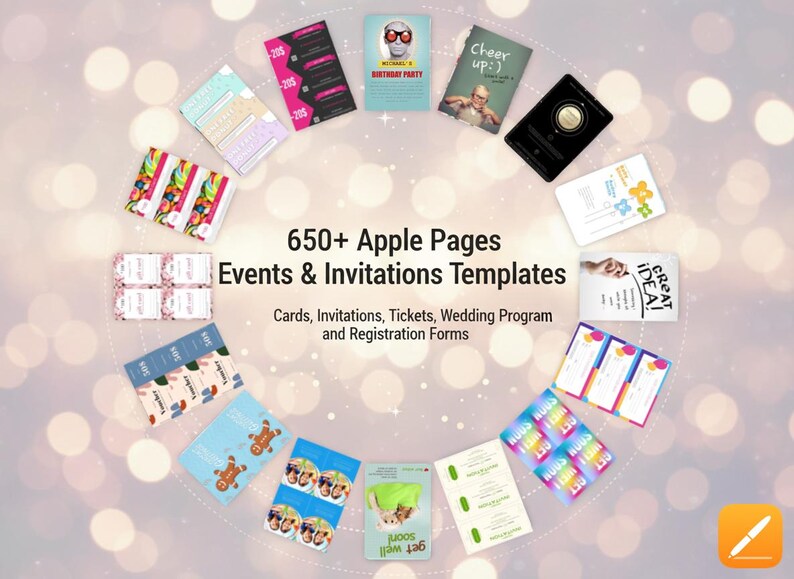 650+ Apple Pages Events & Invitations Templates: Cards, Invitations ...