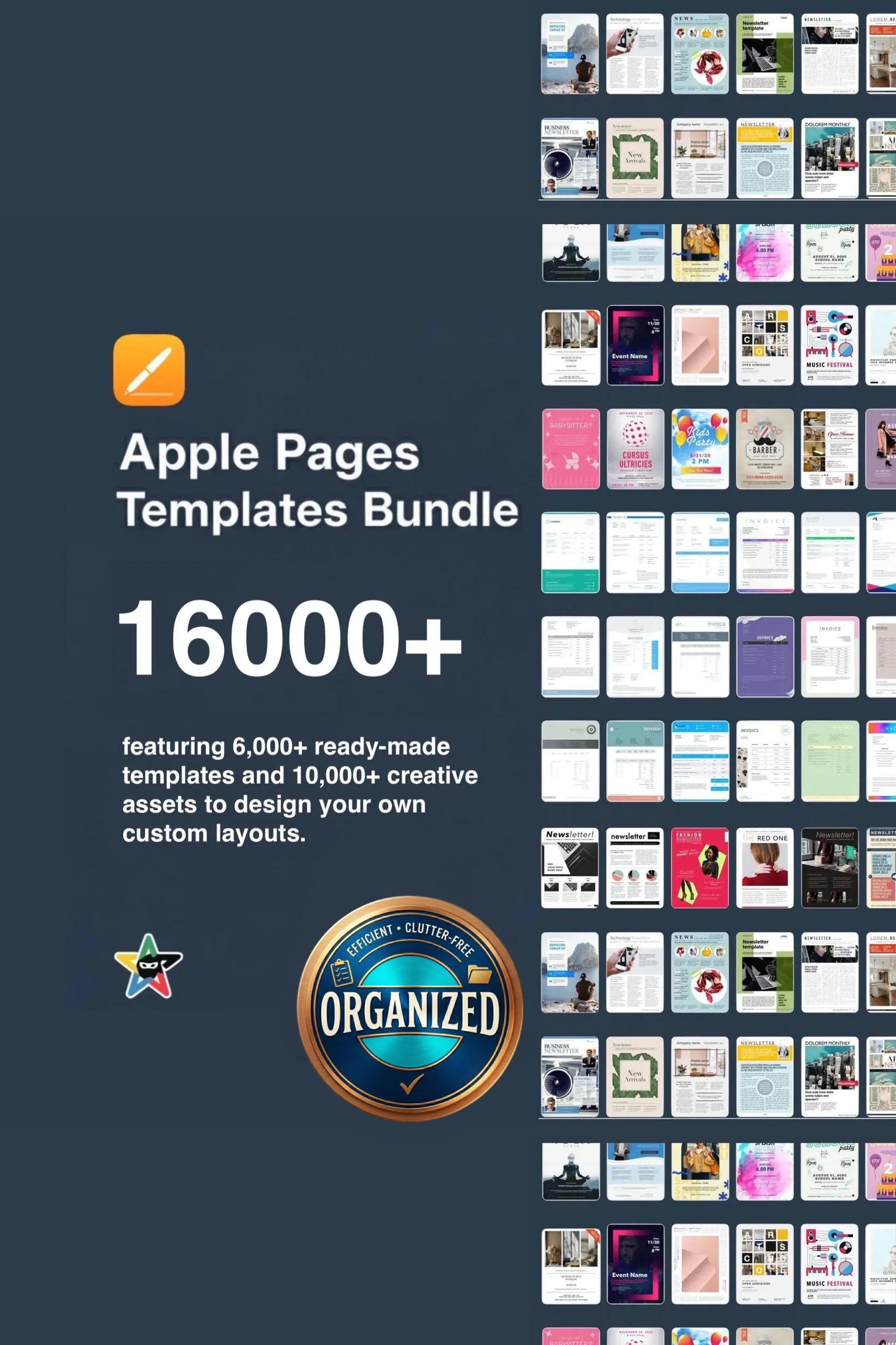 16000+ Apple Pages Templates & Design Assets Mega Bundle (organized) - Etsy