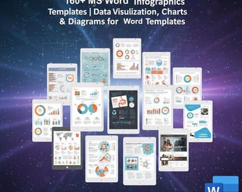 160+ modelli infografici Microsoft Word | visualizzazione dati, grafici e diagrammi