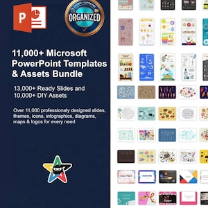 11 000+ Microsoft PowerPoint-mallar och designresurser Mega-paket (organiserat)