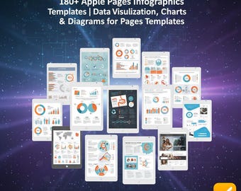 180+ Apple Pages Infographics Templates | Data Visualization, Charts & Diagrams