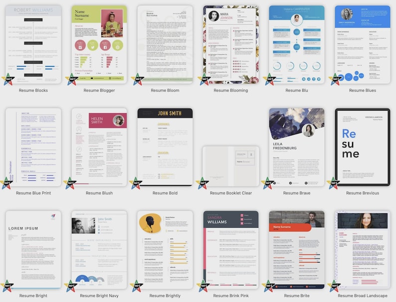 Apple Pages Templates Bundle 16000+ editable designs digital download for Mac and iOS Pages users – professional business, marketing, stationery templates cover image