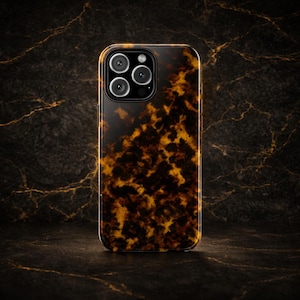 Vintage Tortoiseshell Bakelite Case tortoise shell iPhone 13 14 15pro 16e 17sw