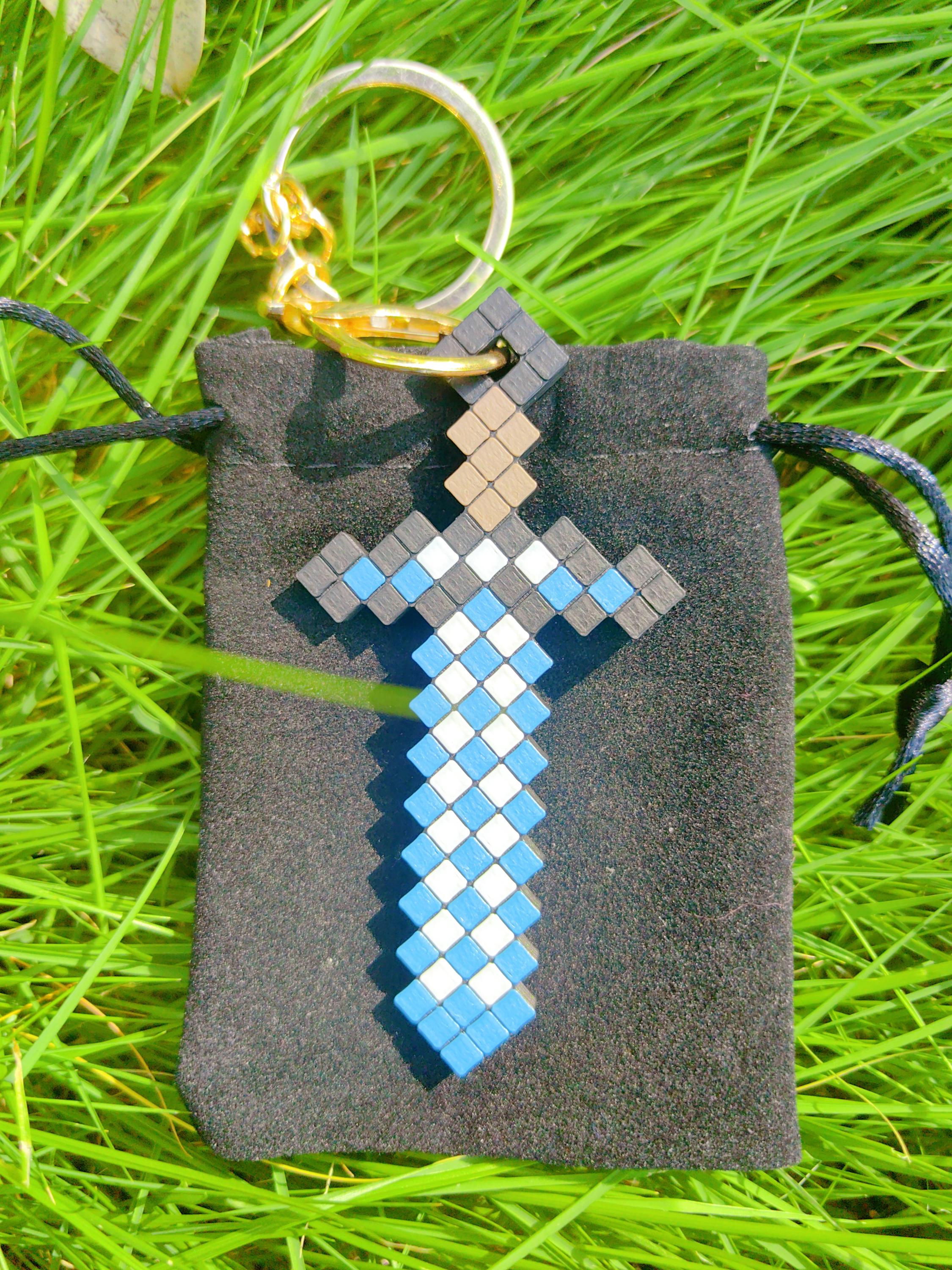 Friendship Necklace Minecraft Diamond Sword Necklace Deadpool X