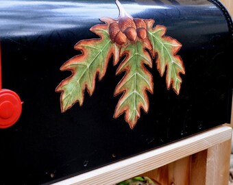 Mailbox Magnet Partial Cover Christmas Tree Personalized Set