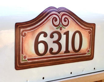 Mailbox Magnet Partial Cover Berries Personalized Address Numbers House Warming Gift for Mail Box Not a Decal Its a Magnet Reusable!