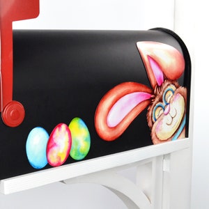 Mailbox Magnet, Nerdy Bunny w/set of 3 Easter Eggs, Lg Bunny Ears or Sm Bunny Ears for Door of Mail Box Sold Separately