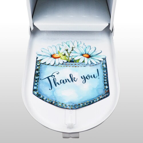 Mailbox Magnet Partial Cover Set of 4 or 5 Colorful Gerbera Daisy Daisies Car Mailbox Magnet Partial Cover Set of 4 or 5 Colorful Gerbera Daisy Daisies Car