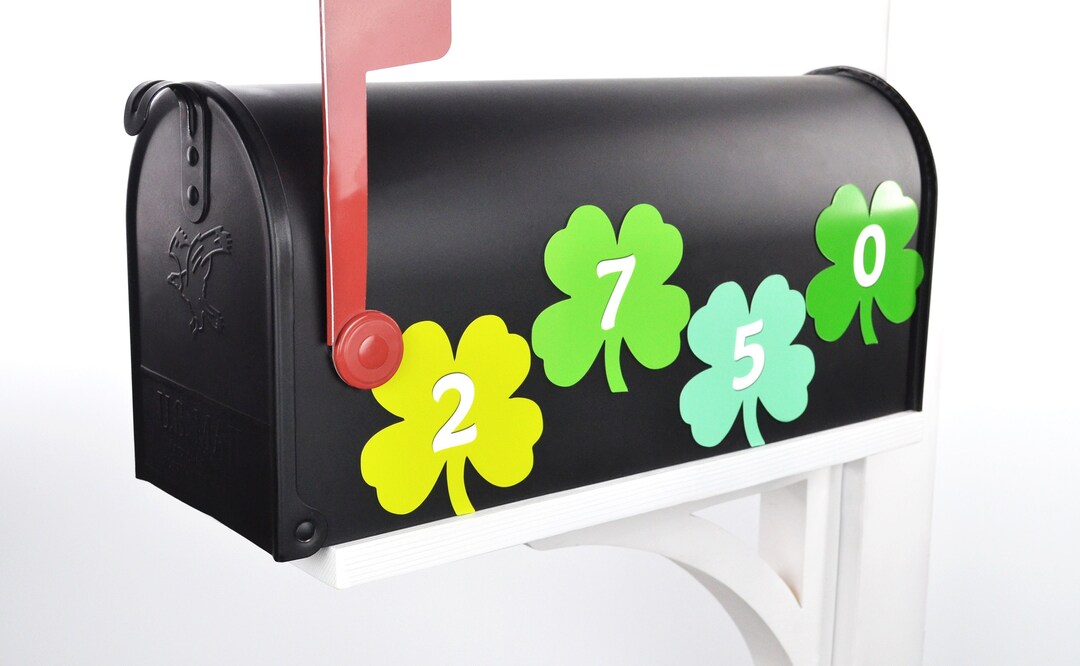 Mailbox Magnet Partial Cover Door Corner Floral Blk Mail Box Personalized Car