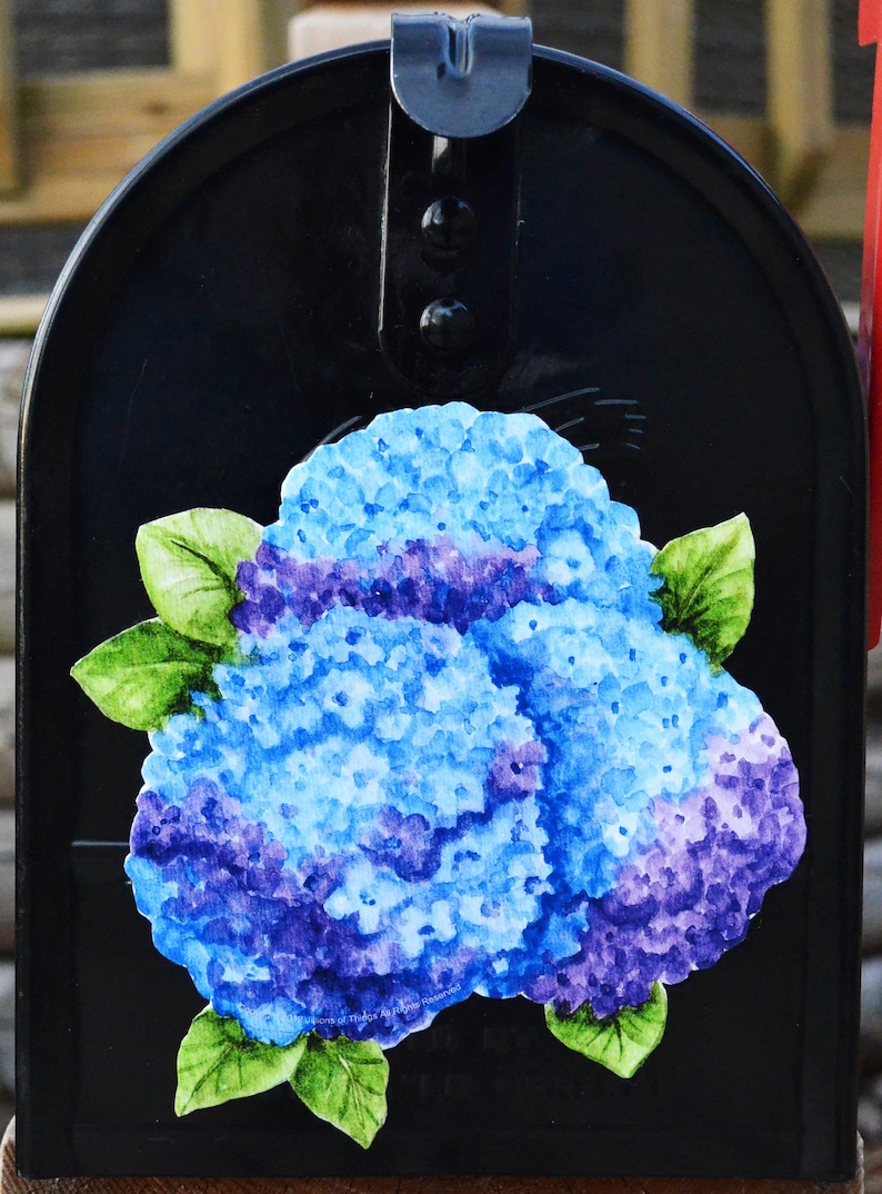 Mailbox Cover Hydrangea Flowers Mailbox Door Etsy
