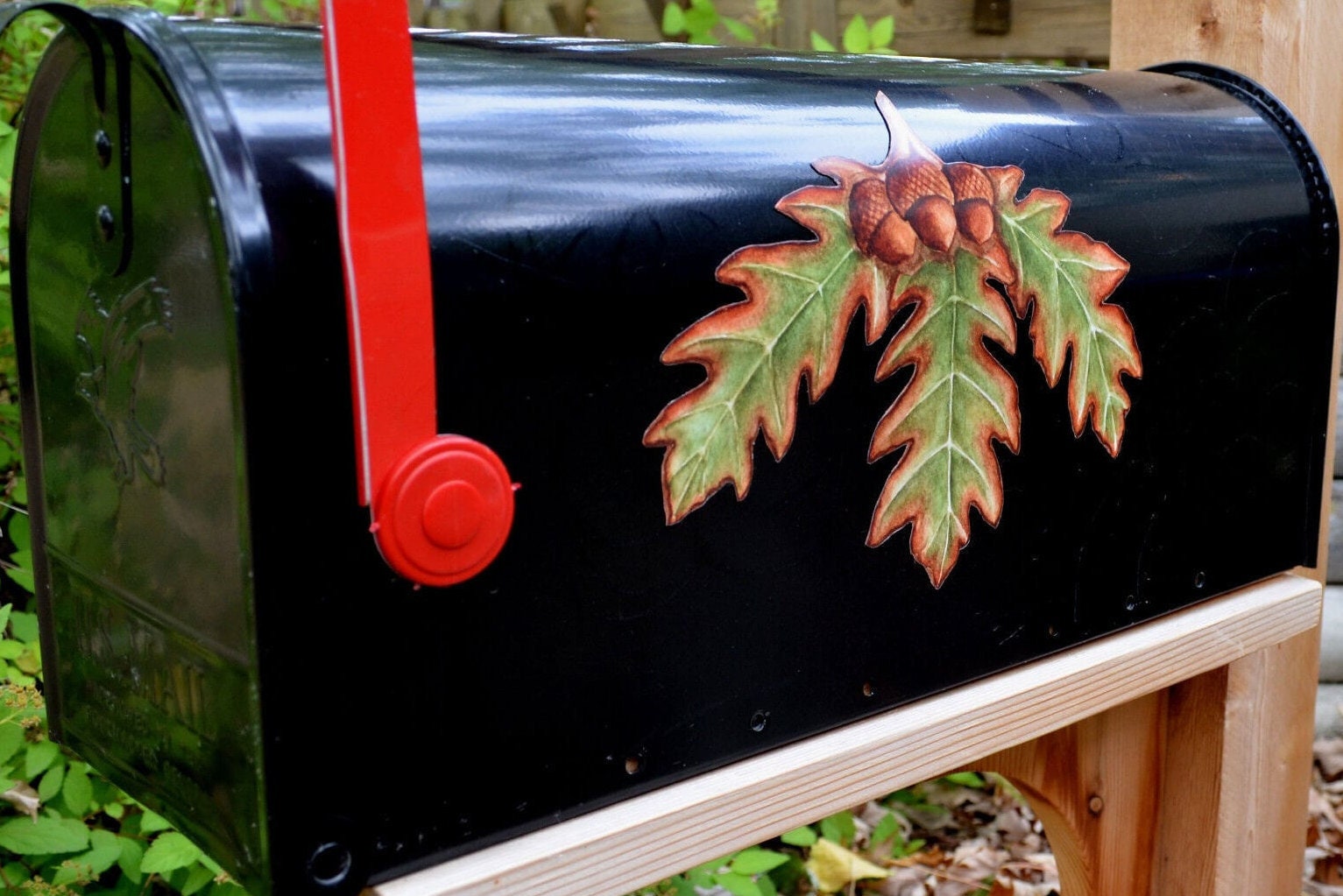 Malbox Magnet Partal Cover Customzed Address Black Crow Wth