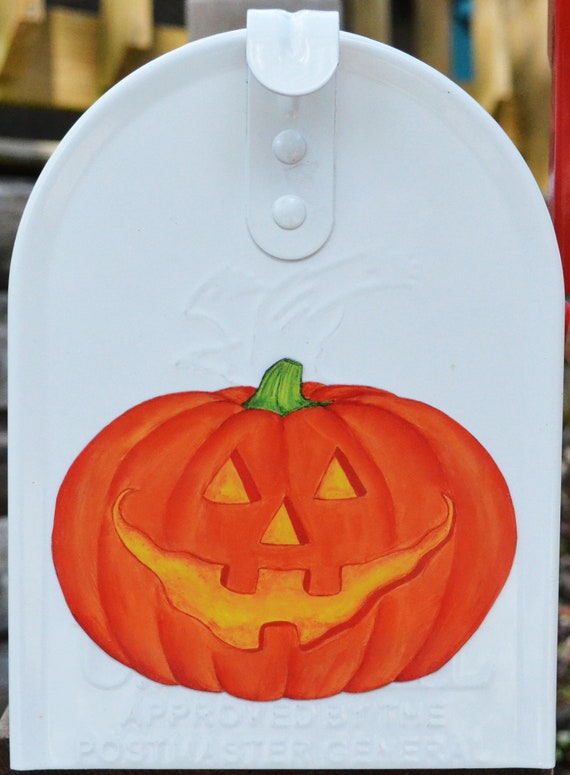 PUMPKIN HALLOWEEN MAILBOX COVER Cute Decoration Decor Home Seasonal Wrap NEW
