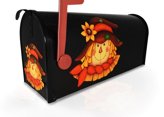 Mailbox Magnet Partial Cover, Fall Scarecrow Decor, Easy to Apply
