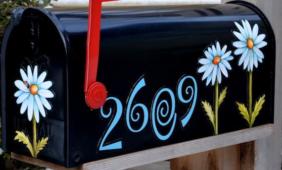 Magnetic Mailbox Cover Magnet Door Spring Daisy Daisies Trio Etsy