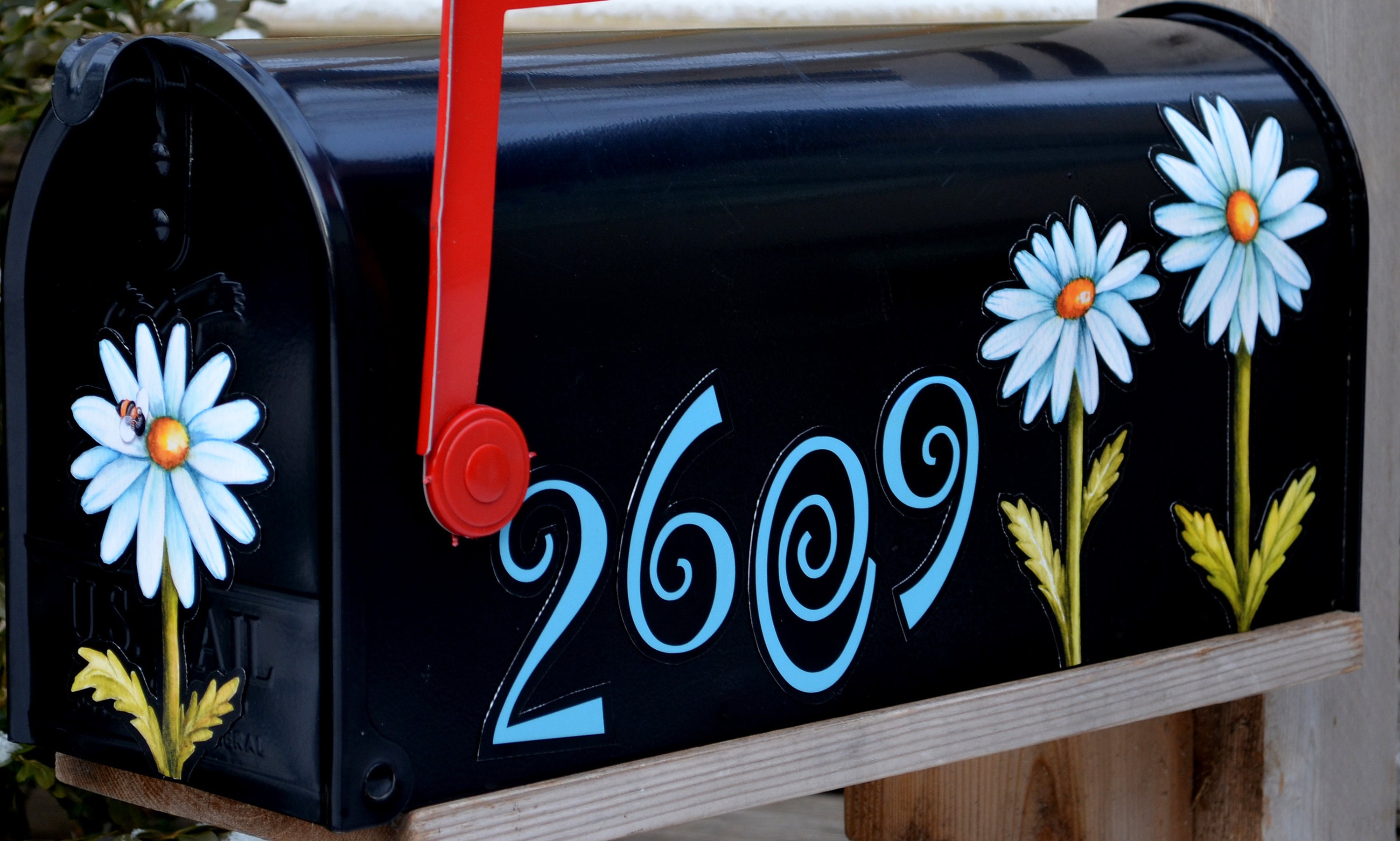 Mailbox Cover Door Spring Daisy Daisies Trio Etsy