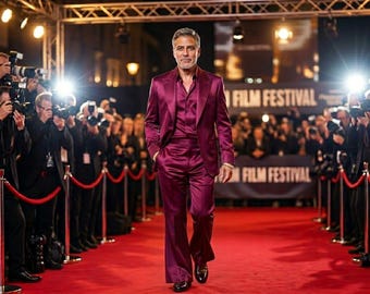 Bordeauxrood pak heren, rode loperpak, luxe trouwpak voor mannen, kostuum in beroemdheidsstijl, slim fit formeel pak, schoolbalpak, outfit bruidegom