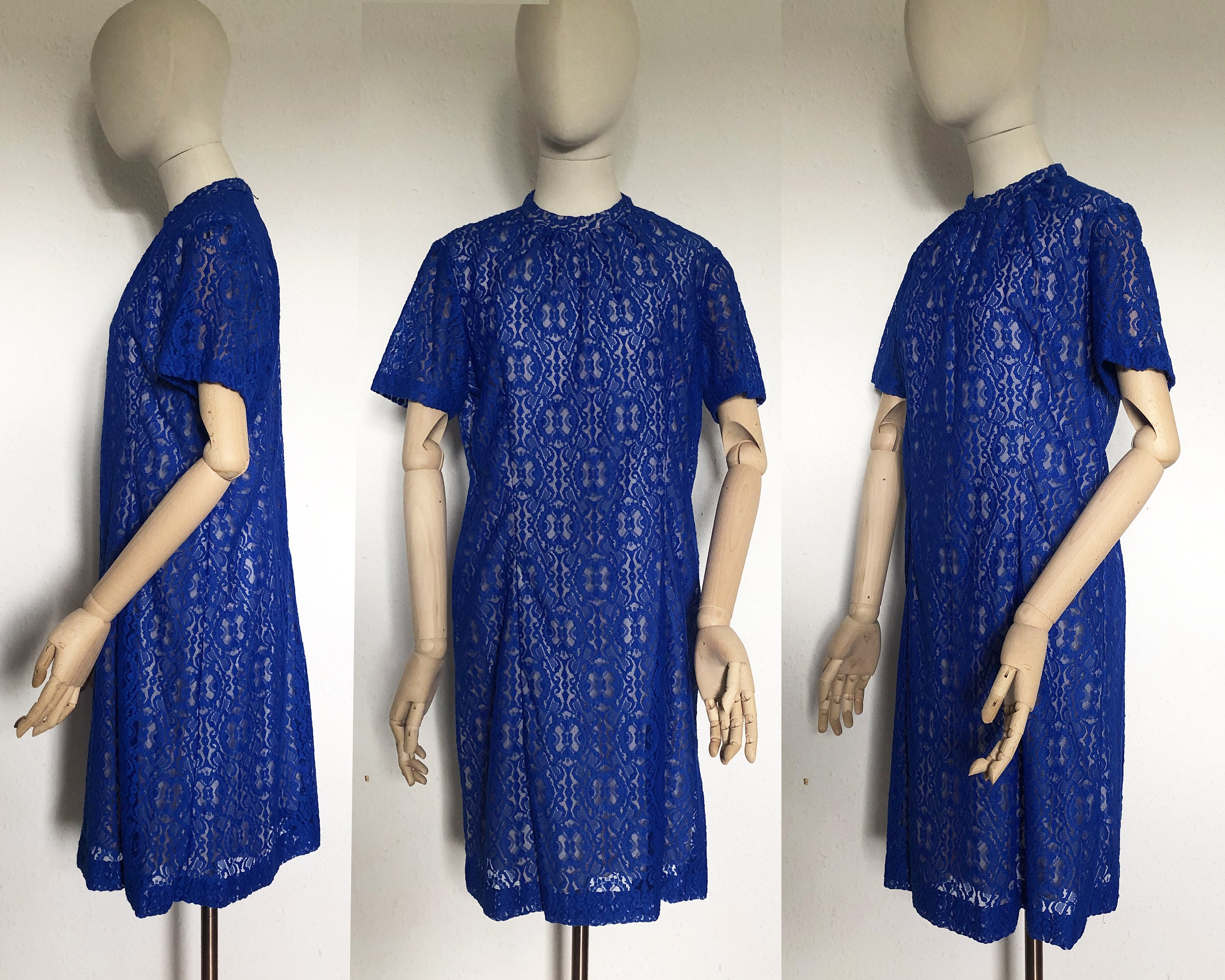 Size 16 1990s Lace Shift Dress - Etsy