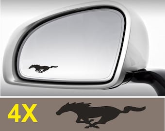 mustang decals stickers for side wing mirrors windows bumper doors brake calipers vinyl