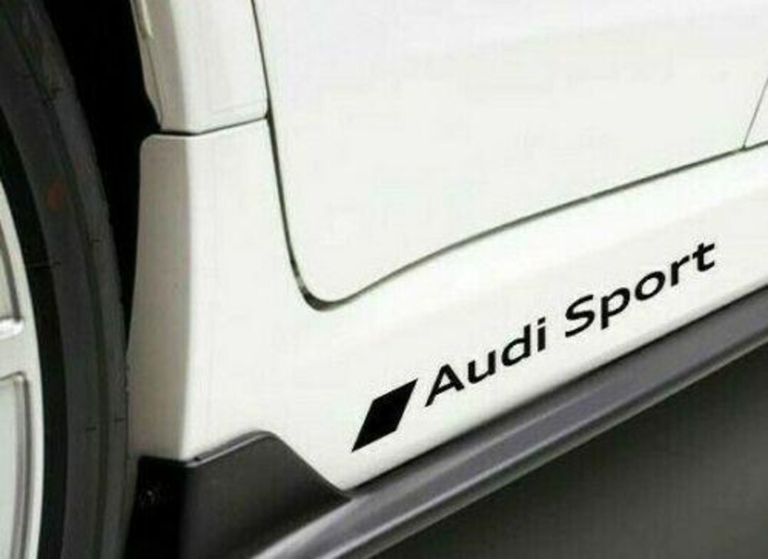 2pcs Audi Sport Decals Stickers for Side Mirrors or Wind Deflector ...