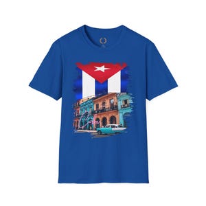 Vibrant Cuban Heritage T-Shirt: Soft Cotton, Relaxed Fit