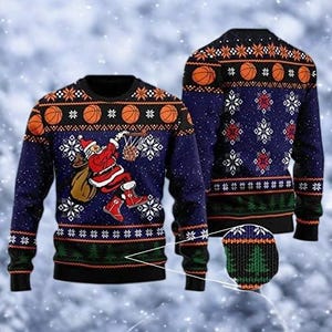 sneakerhead ugly christmas sweater