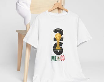 2026 Mexico Soccer T-Shirt, International Football Fan Tee, 2026 Host Country Shirt, Sports Supporter Gift, Game Day Top, football fan